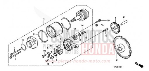 MOTEUR DE DEMARRAGE (FES1257/A7) (FES1507/A7) FES1257 de 2007
